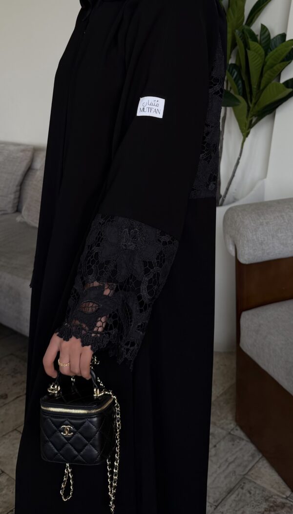 عباية كريب ملكي مع جوبير تركي