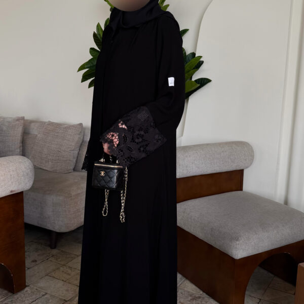 عباية كريب ملكي مع جوبير تركي