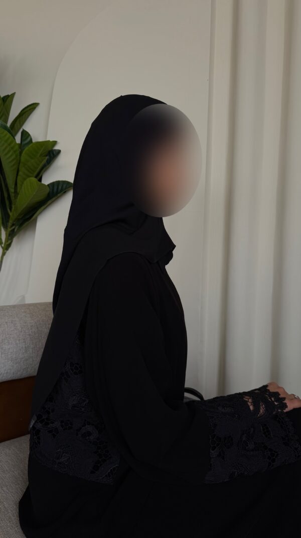 عباية كريب ملكي مع جوبير تركي