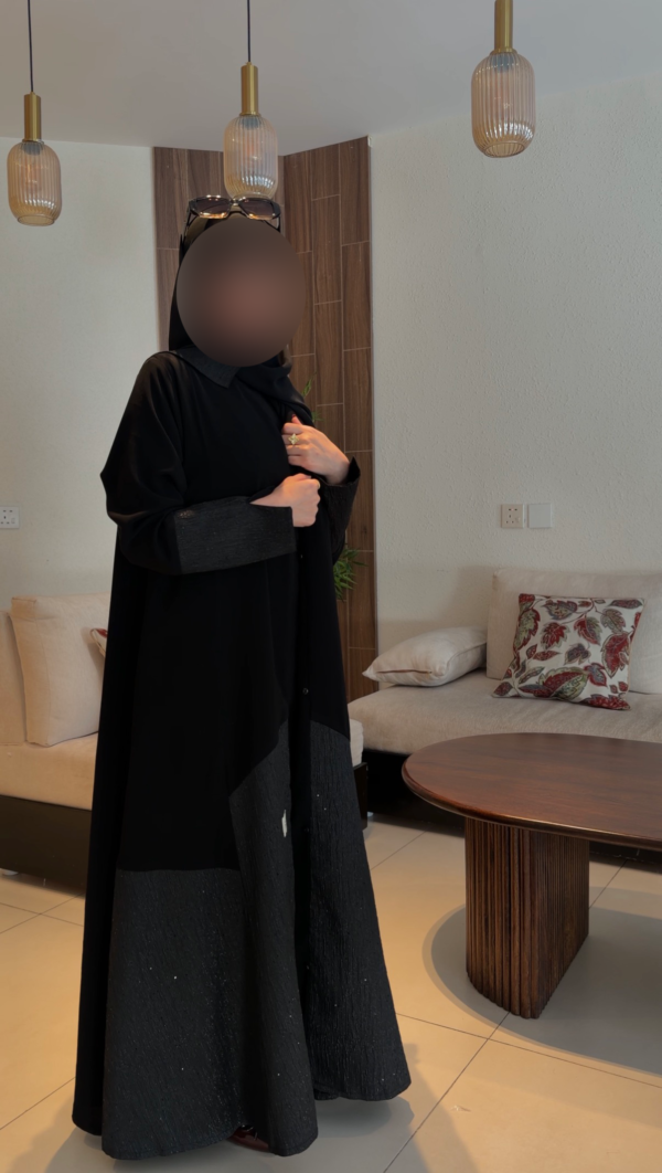 عباية كريب وجاكار بلمعة
