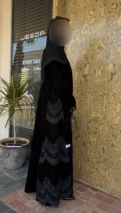 عباية مخمل وجوبير حرير